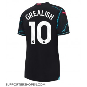 Manchester City Jack Grealish #10 Tredje Matchtröja Dam 2023-24 Kortärmad